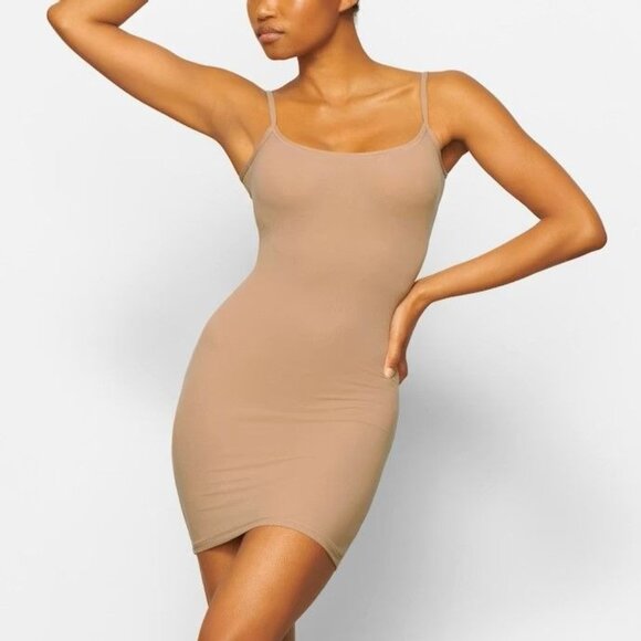 SKIMS Dresses & Skirts - SKIMS Fits Everybody Slip Dress in Sienna Size L